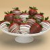 画像1: Full Dozen Gourmet Dipped Swizzled Strawberries (1)