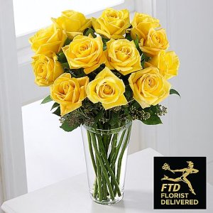 画像1:   Yellow Rose Bouquet (Standard)