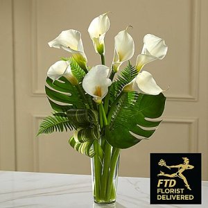 画像1: Always Adored Calla Lily Bouquet (Deluxe )