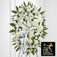 Exquisite Tribute Standing Spray (Deluxe )