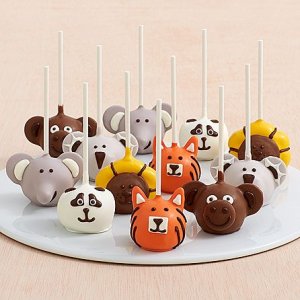 画像1: Handmade Zoo Animals Brownie Pops(12本)