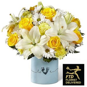 画像1: Tiny Miracle New Baby Boy Bouquet ( Ultimate )