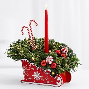 画像1: Santa’s Sleigh Centerpiece