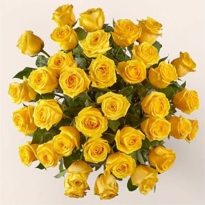 画像2: Long Stem Yellow Rose Bouquet(EXQUISITE 36 Yellow Roses)