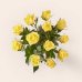 画像3: Ray of Sunshine Yellow Rose Bouquet(12 Yellow Roses with Vase) (3)
