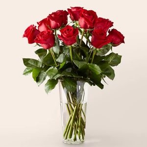 画像1: One Dozen Long Stemmed Red Roses