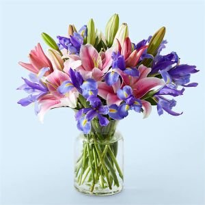 画像1: Belle of the Ball Bouquet(Deluxe With Vase)