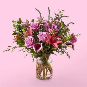 画像1: The Galentine's Bouquet(Deluxe with Vase)