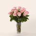 画像1: Long Stem Pink Rose Bouquet(DELUXE) (1)