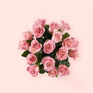 画像2: Long Stem Pink Rose Bouquet(DELUXE)