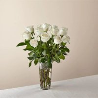 Long Stem White Rose Bouquet(STANDARD)