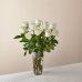 画像1: Long Stem White Rose Bouquet(STANDARD) (1)