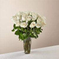 Long Stem White Rose Bouquet(PREMIUM)