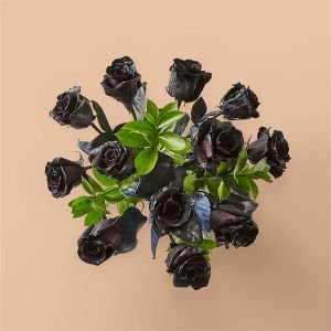 画像2: Black Roses Bouquet(12 Black Roses No Vase)