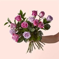 Hearts on Your Sleeve Bouquet(12 Lavender Roses No Vase)