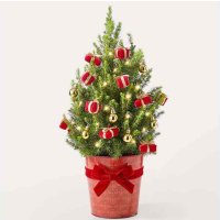 Wrapped in Holiday Cheer Mini Tree