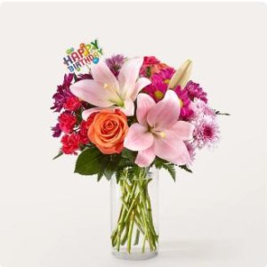 画像1: Light of My Life Bouquet & Happy Birthday Topper (Standard)