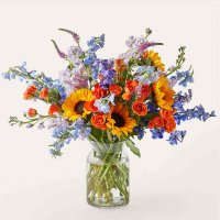 The Full Nest Bouquet(Deluxe with  Vase)