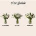 画像3:  Vision in Ivory Rose and Calla Lily Bouquet(Deluxe) 花瓶付き (3)