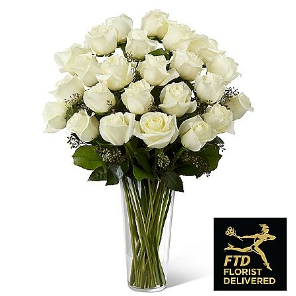画像1: White Rose Bouquet (Premium) (1)