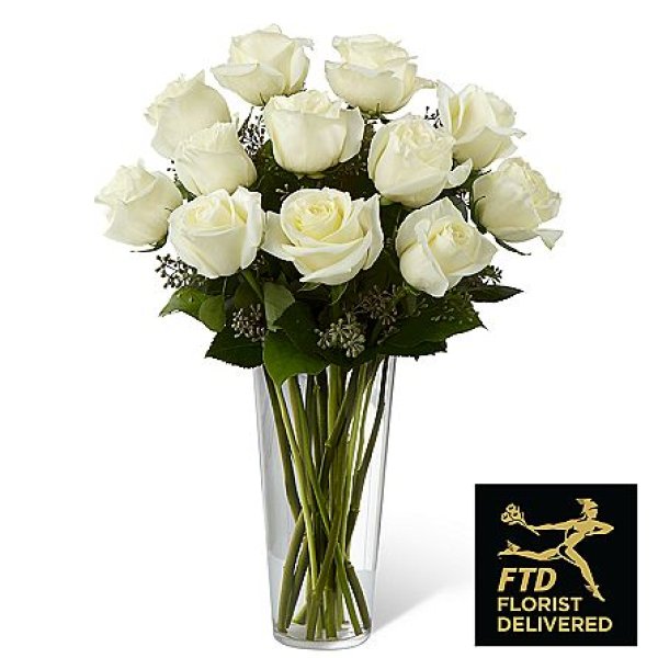 画像1: White Rose Bouquet (Standard) (1)