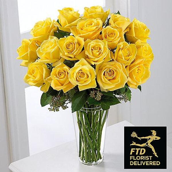 画像1:   Yellow Rose Bouquet (Deluxe ) (1)