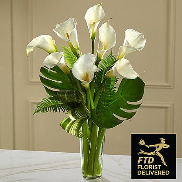 画像1: Always Adored Calla Lily Bouquet (Premium) (1)