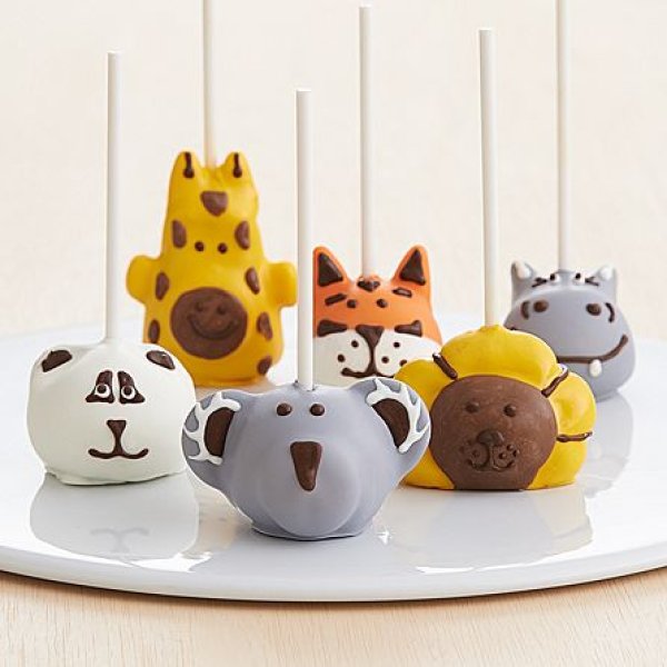 画像1: Handmade Zoo Animals Brownie Pops(6本) (1)