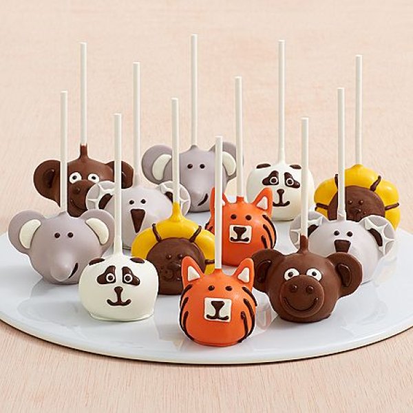 画像1: Handmade Zoo Animals Brownie Pops(12本) (1)