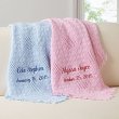 画像1: Honeycomb Cotton Baby Blankets (1)