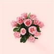 画像2: Long Stem Pink Rose Bouquet(STANDARD) (2)