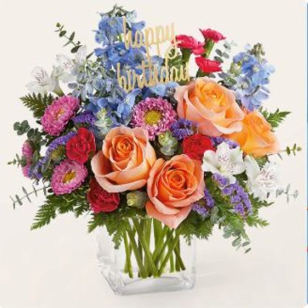 画像1: Birthday Bash Bouquet (Deluxe) (1)